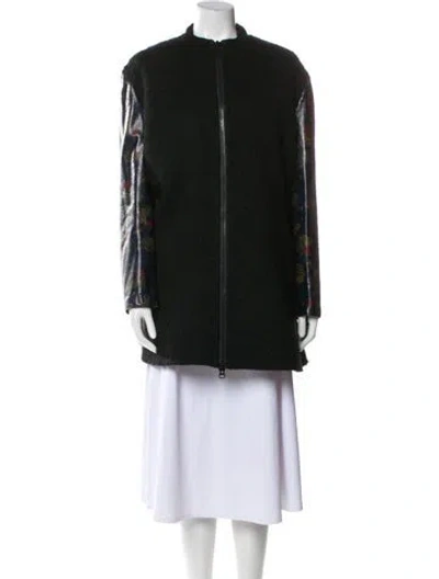 Pre-owned Geoffrey Beene Vintage 1980's Coat In Black
