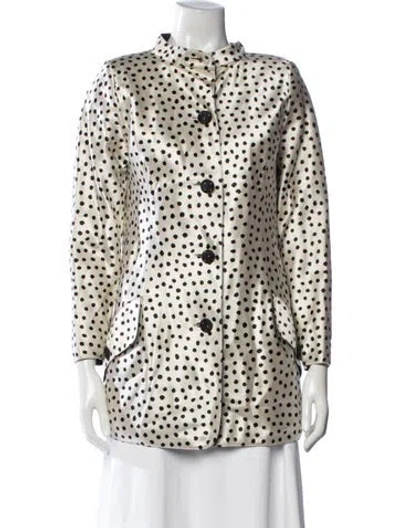 Pre-owned Geoffrey Beene Vintage 1980's Dress Set In Black/white