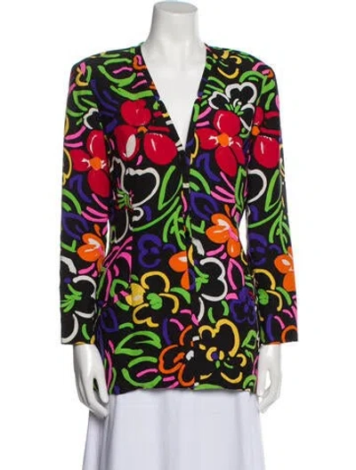 Pre-owned Geoffrey Beene Vintage 1980's Evening Jacket In Black