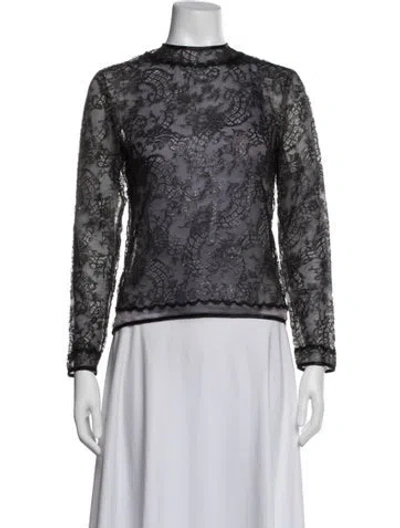 Pre-owned Geoffrey Beene Vintage 1980's Top In Purple