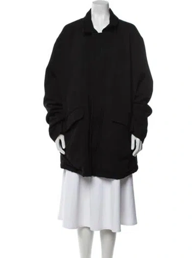 Pre-owned Geoffrey Beene Vintage 1990's Coat In Black