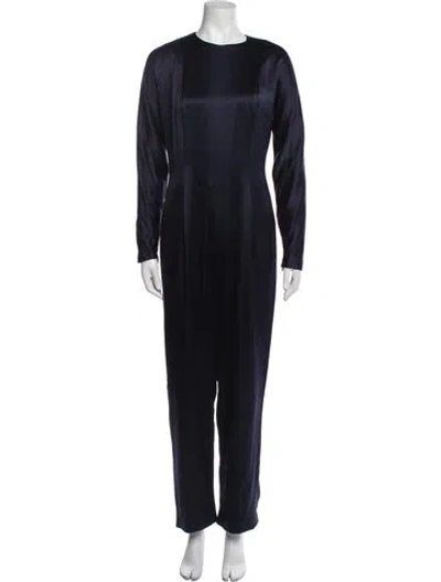 Pre-owned Geoffrey Beene Vintage 1990's Jumpsuit In Blue