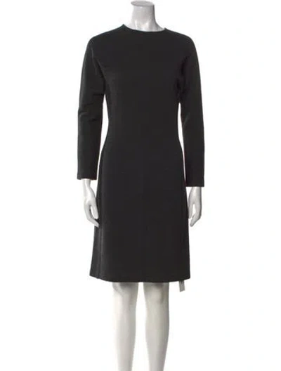 Pre-owned Geoffrey Beene Vintage Knee-length Dress In Black