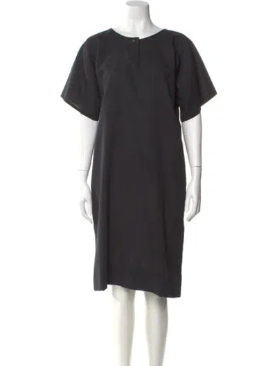 Pre-owned Geoffrey Beene Vintage Knee-length Dress In Black