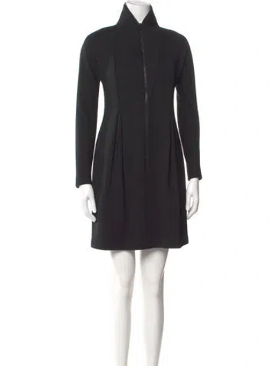 Pre-owned Geoffrey Beene Vintage Knee-length Dress In Black