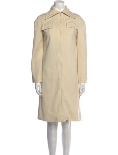 Pre-owned Geoffrey Beene Vintage Knee-length Dress In Neutral