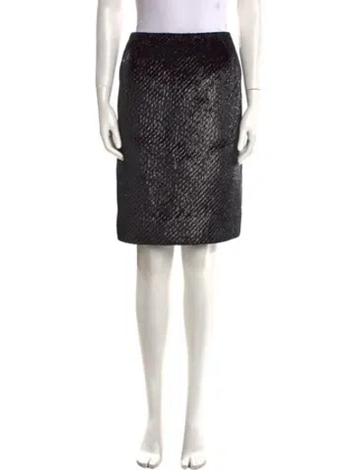 Pre-owned Geoffrey Beene Vintage Knee-length Skirt In Multi