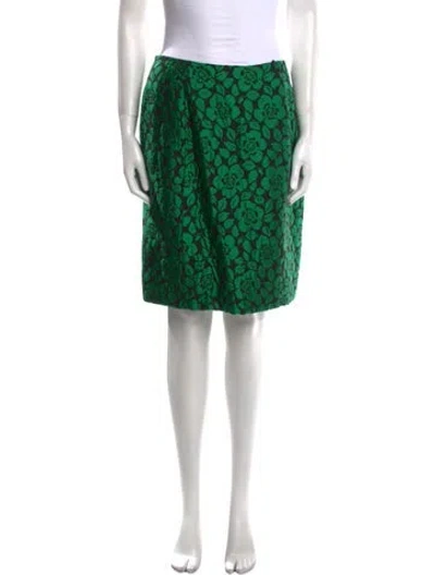 Pre-owned Geoffrey Beene Vintage Knee-length Skirt In Multi