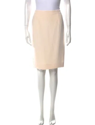 Pre-owned Geoffrey Beene Vintage Knee-length Skirt In Pink
