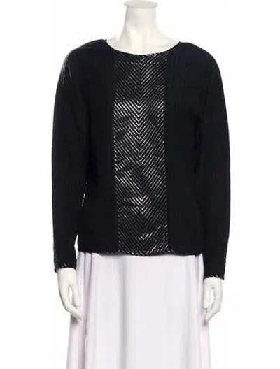 Pre-owned Geoffrey Beene Vintage Late 1970's - Early 1980's Blouse In Multi