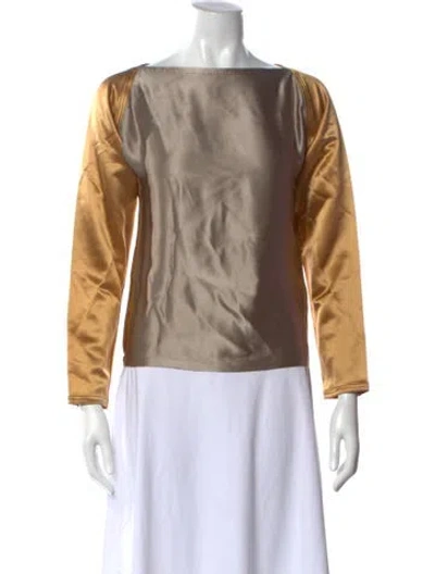Pre-owned Geoffrey Beene Vintage Late 1970's - Early 1980's Top In Multi