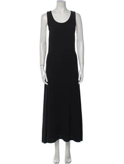 Pre-owned Geoffrey Beene Vintage Long Dress In Black
