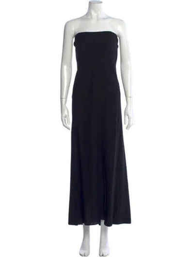 Pre-owned Geoffrey Beene Vintage Long Dress In Black