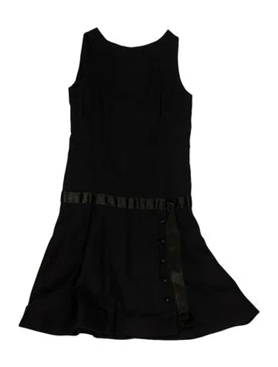 Pre-owned Geoffrey Beene Vintage Long Dress In Black