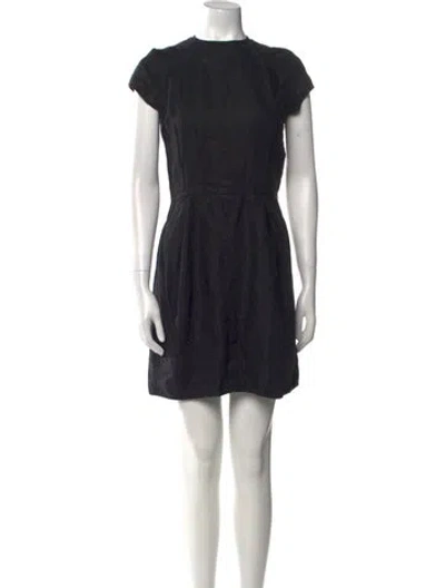 Pre-owned Geoffrey Beene Vintage Mini Dress In Black