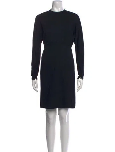 Pre-owned Geoffrey Beene Vintage Mini Dress In Black