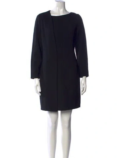 Pre-owned Geoffrey Beene Vintage Mini Dress In Black