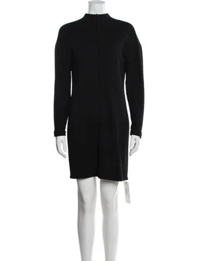 Pre-owned Geoffrey Beene Vintage Mini Dress In Black