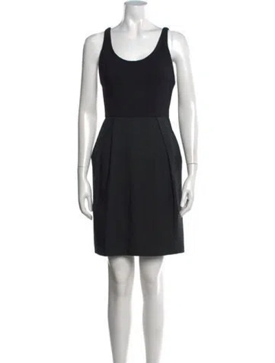 Pre-owned Geoffrey Beene Vintage Mini Dress In Black