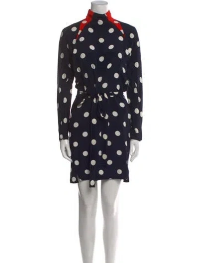 Pre-owned Geoffrey Beene Vintage Mini Dress In Multi