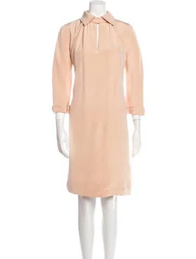 Pre-owned Geoffrey Beene Vintage Mini Dress In Neutral