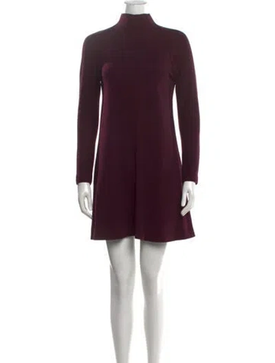 Pre-owned Geoffrey Beene Vintage Mini Dress In Purple
