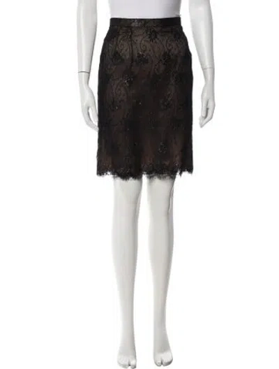 Pre-owned Geoffrey Beene Vintage Mini Skirt In Black