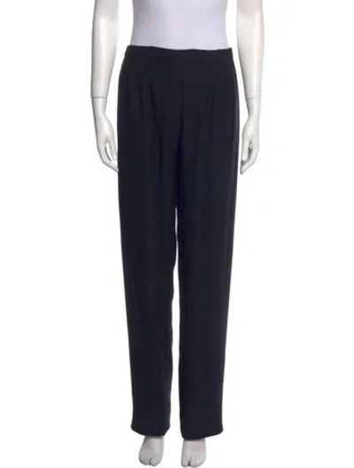 Pre-owned Geoffrey Beene Vintage Straight Leg Pants In Blue