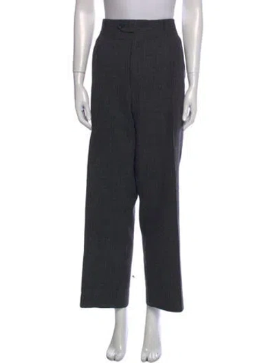 Pre-owned Geoffrey Beene Wide Leg Pants In Gray