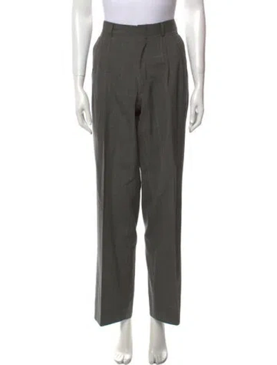Pre-owned Geoffrey Beene Wide Leg Pants In Gray