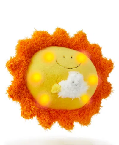 Geoffrey's Toy Box 12" Plush Sun With Led Lights And Sound In Orange