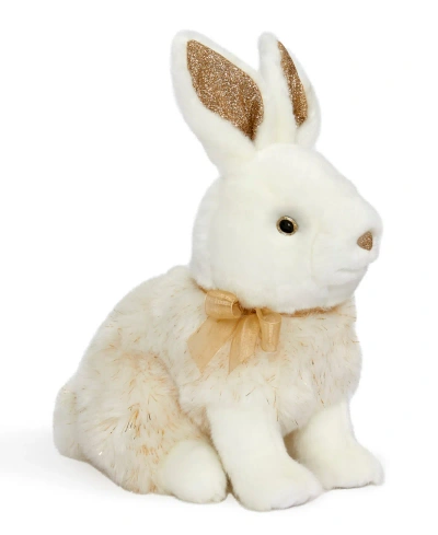 Geoffrey's Toy Box 12" Sparklers Bunny Plush In Gold