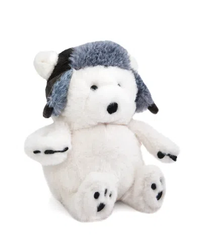Geoffrey's Toy Box Kids' 6" Winter Polar Bear With Hat Plush Toy, Created For Macy's In No Color