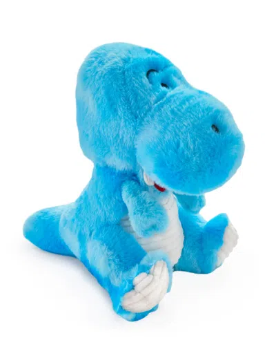 Geoffrey's Toy Box 9" Plush T-rex In Blue