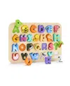 Geoffrey's Toy Box Animal Alphabet Jungle Puzzle Board In Transparent