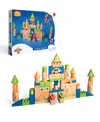 Geoffrey's Toy Box Castle 70 Pieces Blocks Building Set, Created For Macy's In Pastel Brown