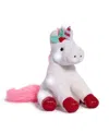 Geoffrey's Toy Box Closeout!  13" Glow Brights Toy Plush Led With Sound Unicorn, Created For Macys In White