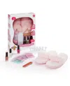 Geoffrey's Toy Box Pampered Play Pedicure Slipper Set, Created For Macy's In Pink
