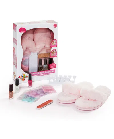 Geoffrey's Toy Box Pampered Play Pedicure Slipper Set, Created For Macy's In Pink