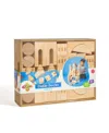 Geoffrey's Toy Box Solid Pine Wooden Castle Block Play Set, Created For Macy's In Tan