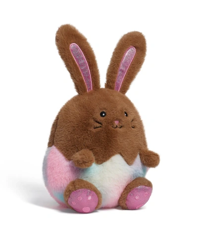 Geoffrey's Toy Box Tasties 10" Chocolate Egg Bunny Plush In Brown