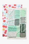 Geometry Kitchen Tea Towel Set
