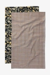 Geometry Kitchen Tea Towel Set In Multi