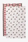 Geometry Kitchen Tea Towel Set In Multi
