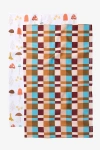 Geometry Kitchen Tea Towel Set In Multi