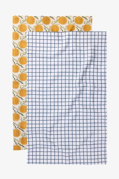 Geometry Kitchen Tea Towel Set In Multi