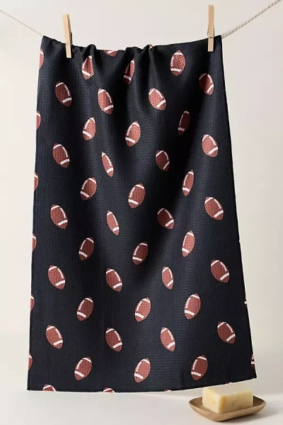 Geometry Sports Dish Towel In Brown