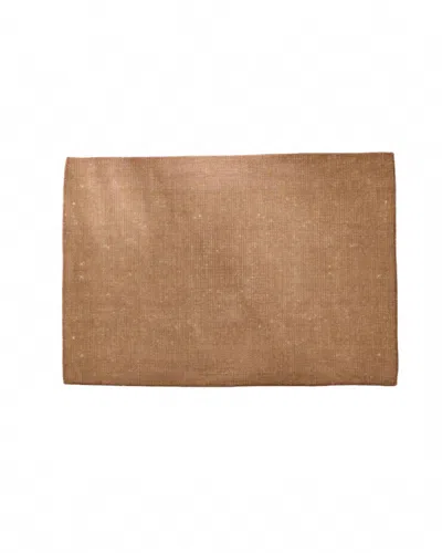 Geometry Wheat Placemat - Set Of 4 In Tan In Brown