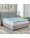 Geopedic 2.5in Gel-infused Convoluted Memory Foam Mattress Topper
