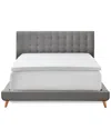 Geopedic 2in Gel-infused Memory Foam Mattress Topper With Circular-knit Cover